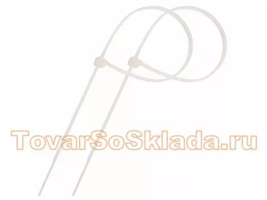 200х4,0мм кабельный хомут (стяжка нейлонoвая) nylon белая (100 шт) Proconnect