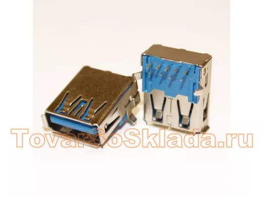 Разъём компьют: гнездо USB-A 9pin 3.0 на плату