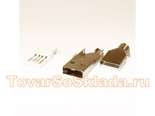 Разъём компьют: штекер USB-A на кабель