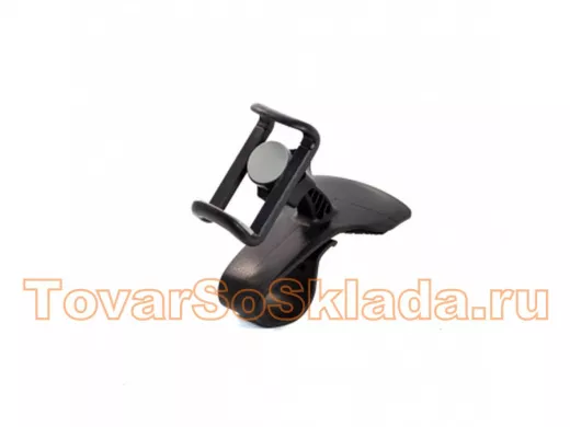 Автодержатель  Q024, на панель, скоба, черный