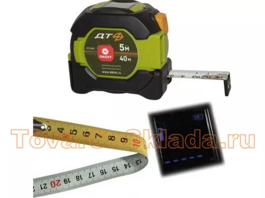 Рулетка 5м с лазером 40м Измерительный инструмент