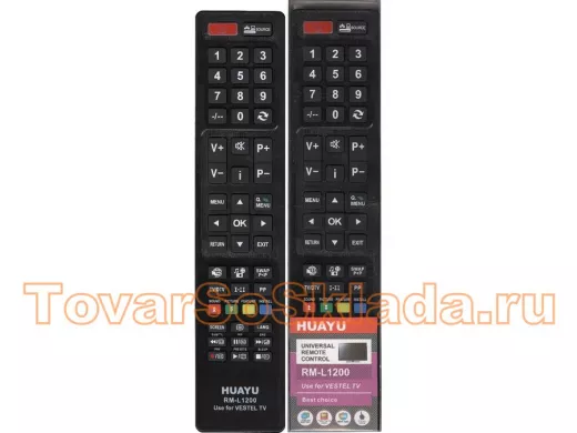 Телевиз. пульт HUAYU (for VESTEL) RM-L1200 LCD TV