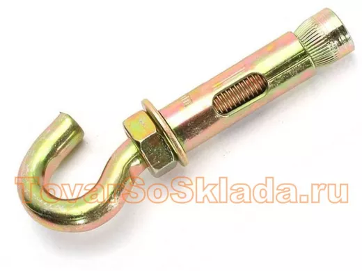 Анкерный болт с полукольцом (крюком) 10х 50 ( 50шт) 