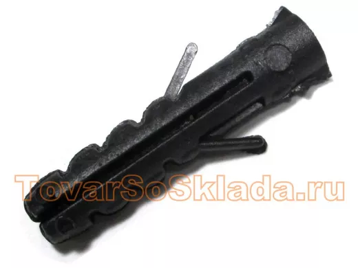 Дюбель  6х30 полипропилен УС, чёрный