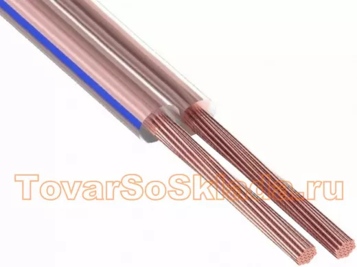 Кабель акустический прозрачный 2х0,75 мм.кв. (18 GA) BW7704SOFT Belsis (по100м)