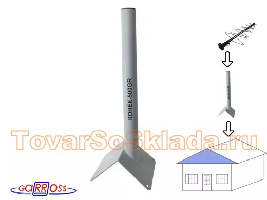 Кронштейн антенный на конёк крыши 