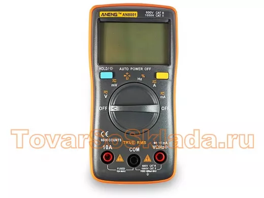 Мультиметр TrueRMS Aneng AN8001