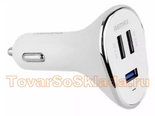 Автомобильный адаптер Remax 3USB 6.3 A (33000015)