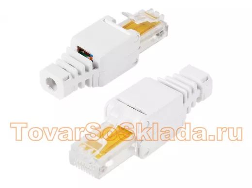Штекер 8P8C RJ45  быстрозажимной ручной REXANT