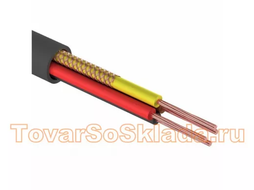 Шнур комбинированный ШВЭП (ШСМ) 4x0.12мм, 200м., черный  REXANT