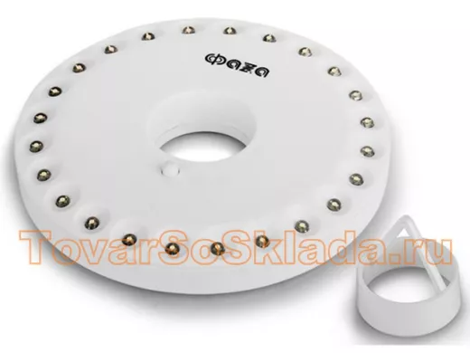 Светильник ФАZА CF1-L24 ( 24 -LED, крепление: двухсторонний скотч, кронштей для подвешивания, 4*АА)
