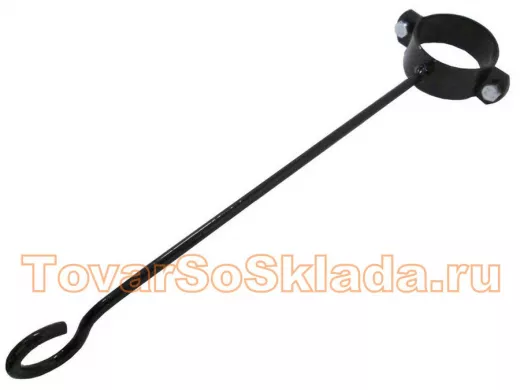 Держатель для кашпо  и вазона с цветами металлический на трубу диаметром 50 мм 