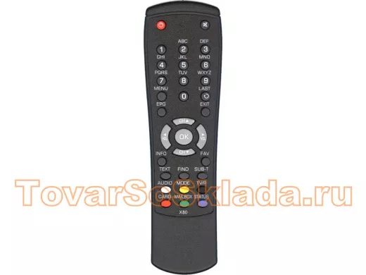 Пульт для спутниковых ресиверов GLOBO X80/ТЕЛЕКАРТА