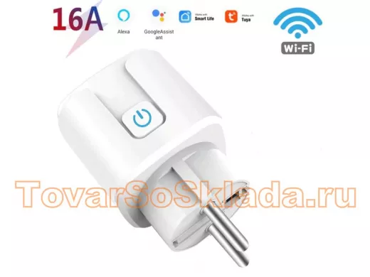 Орбита OT-HOS07 Умная розетка (1 гнездо,16А,Wi-Fi)