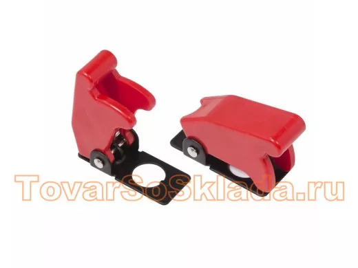 Защитная крышка для тумблеров типа KN и ASW  красная  REXANT