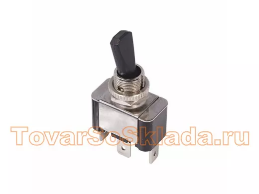 Тумблер 12V 30А (3c) ON-OFF однополюсный  с зеленой LED подсветкой  REXANT