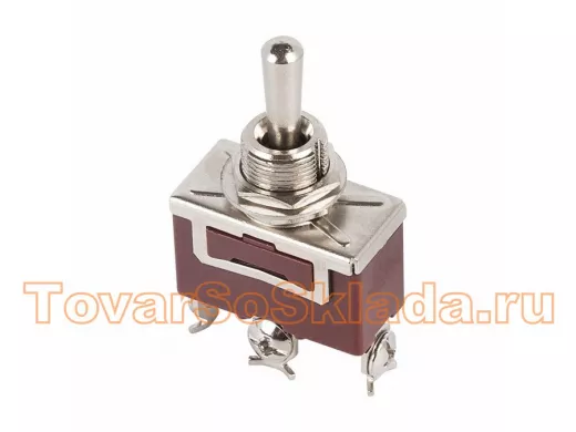 Тумблер 250V 10А (3c) (ON)-OFF-(ON) однополюсной  REXANT