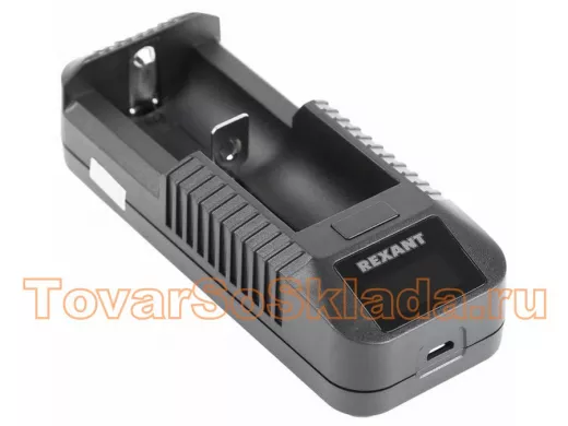 Зарядное устройство для аккумулятора 1 АКБ с жк дисплеем Rexant i1 универсальное