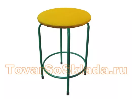 Табурет с подставкой для ног и полкой 