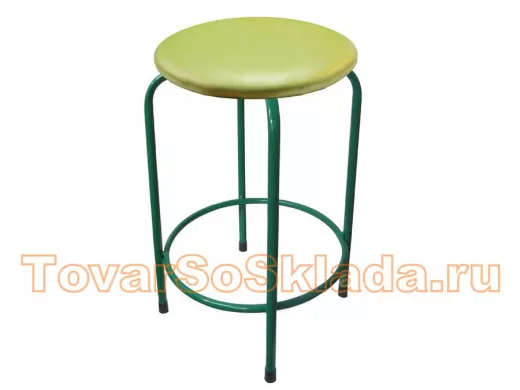 Табурет с подставкой для ног и полкой 