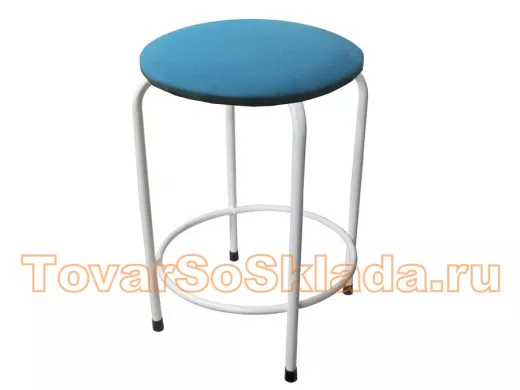 Табурет с подставкой для ног и полкой 