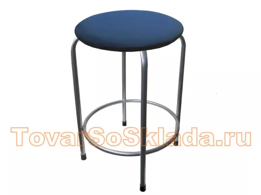 Табурет с подставкой для ног и полкой 