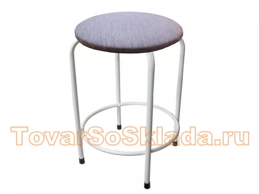 Табурет с подставкой для ног и полкой 