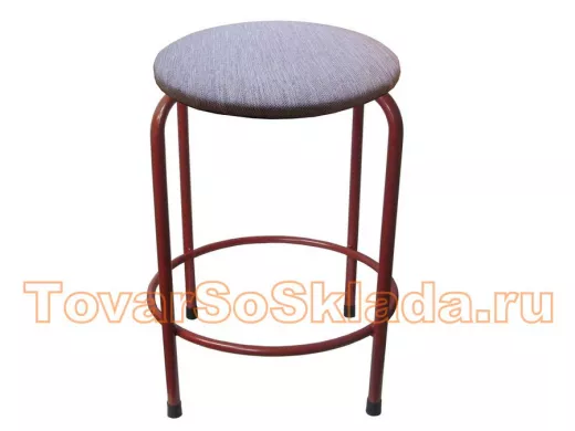 Табурет с подставкой для ног и полкой 