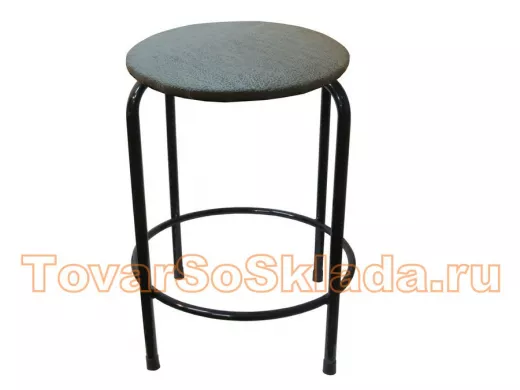 Табурет с подставкой для ног и полкой 