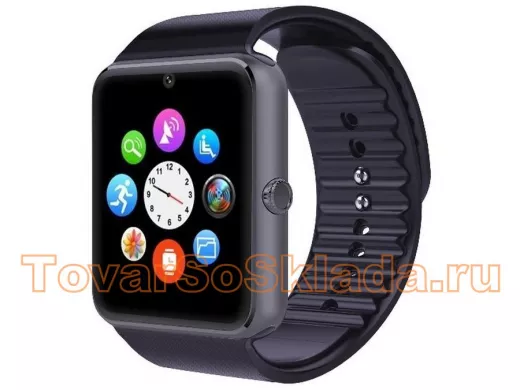 Smart часы WD-04 Чёрные (SIM,TF)/100