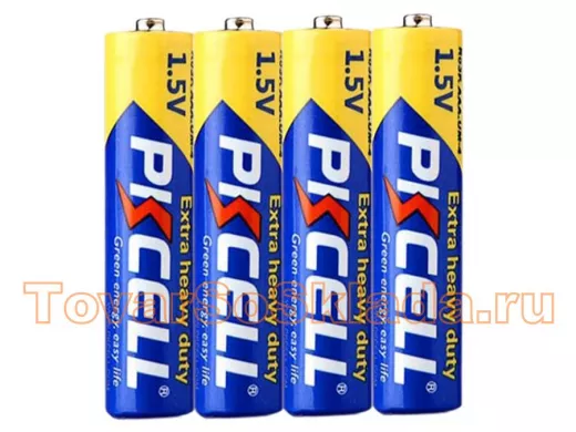 Солевой элемент питания PKCELL R03P-4S-4 тип - AAА 4 шт пленка, цена за 4шт