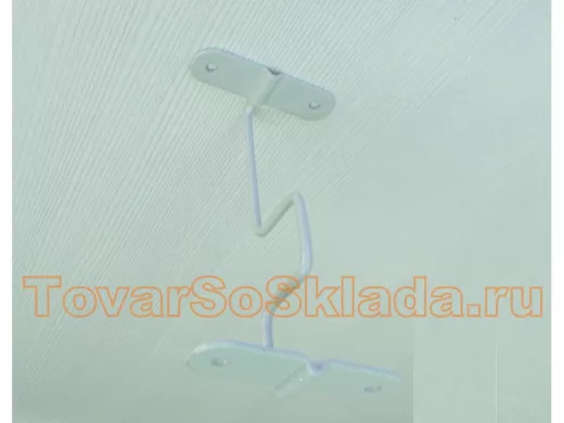 Держатель для подвесной полки с намотчиком провода снизу 