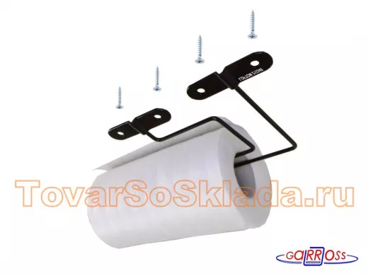 Держатель для бумажных полотенец к полке изогнутый 