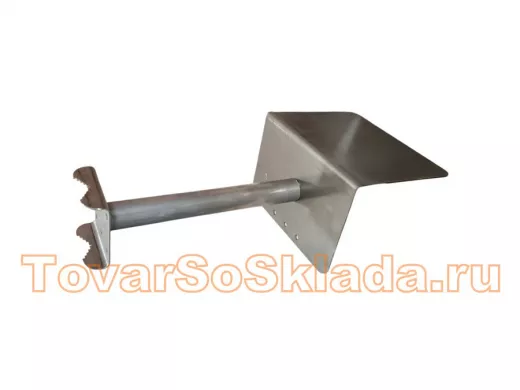 Кронштейн с козырьком для видеокамеры на трубу 15...51мм вылет 20см 