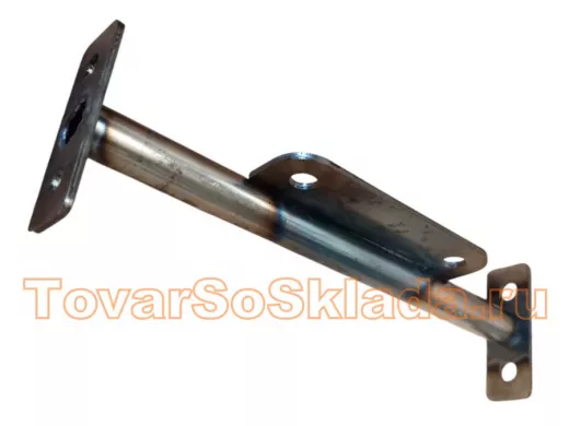 Кронштейн для скрытого крепления полок и панели, 12х165мм, черный, 1шт 