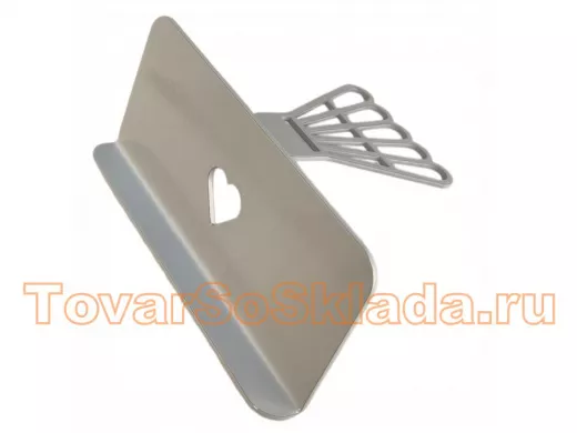 Подарок-сувенир спортсмену бадминтонисту, держатель для смартфона, серый 