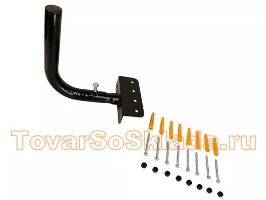 Кронштейн антенный на торец крыши, поворотный, вверх 50 см, 5х15см 