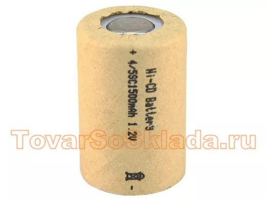 Аккумуляторы для шуруповерта 4/5SC 1500мАч 1,2 В Орбита Ni-Cd (цена за 1шт)