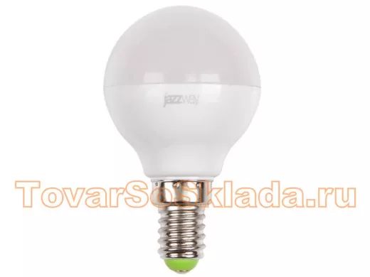 Светодиодная лампа JazzWay PLED-SUPER POWER  G45  7W=60W  3000K  530Lm  E14   230/50