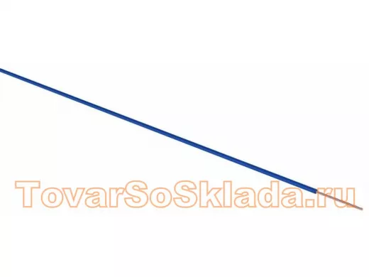 Провод ПГВА 1 х 1.50мм.кв., (бухта 100м), СИНИЙ  REXANT