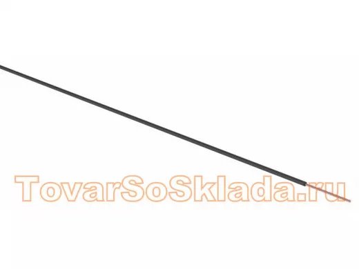 Провод ПГВА 1 х 1.50мм.кв., (бухта 100м), ЧЕРНЫЙ  REXANT