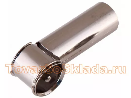 Переходник автоантенны штекер Европа-гнездо Азия угловой REXANT