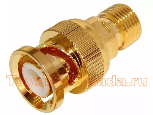 Переходник F-гнездо / BNC-штекер GOLD PROCONNECT