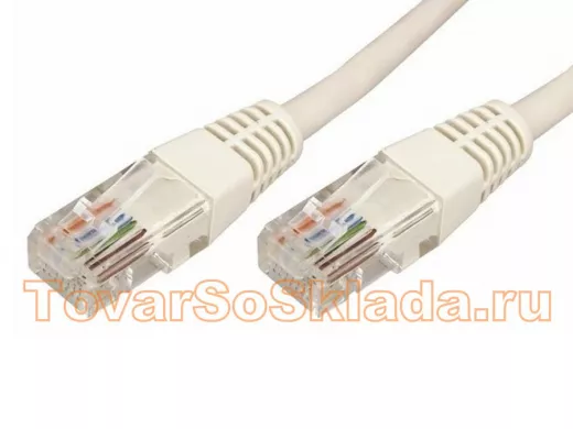 Патч-корд REXANT 25 метров  UTP 5e кат. литой  25М  СЕРЫЙ