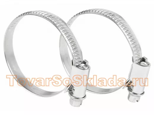 Хомут червячный цинк  32-50 мм 