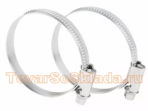 Хомут червячный цинк  40-60 мм 