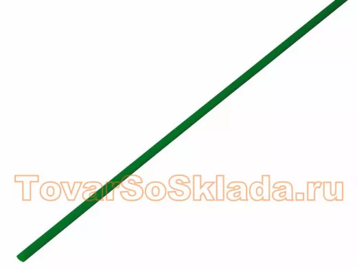 1.0 / 0.5 мм 1м термоусадка зеленая  REXANT