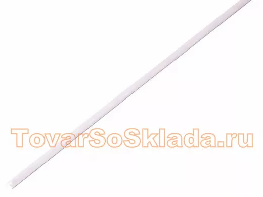 2.5 / 1.25 мм 1м термоусадка белая  REXANT