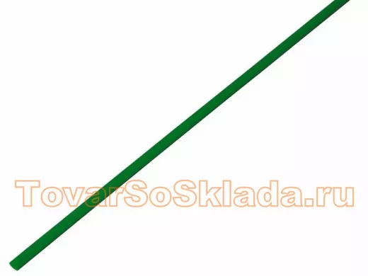 2.5 / 1.25 мм 1м термоусадка зелёная  REXANT