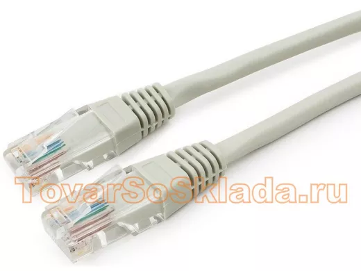 Патч-корд Cablexpert PP10-0.5M кат.5e, 0.5м, медный UTP литой, многожильный (серый) PP10-0.5M